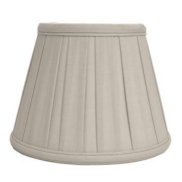 8" Cotton Box Pleat Oyster (20Cm)