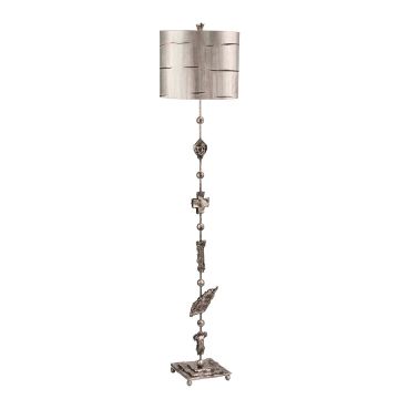 Fragment 1 Light Floor Lamp - Aged Silver