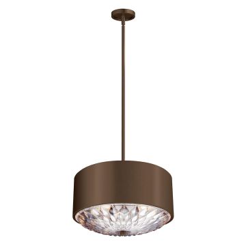 Botanic 4 Light Pendant - Dark Aged Brass