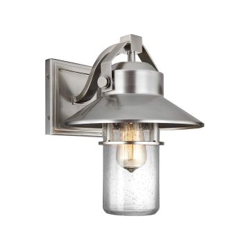 Boynton 1 Light Medium Wall Lantern - Painted Brushed Steel