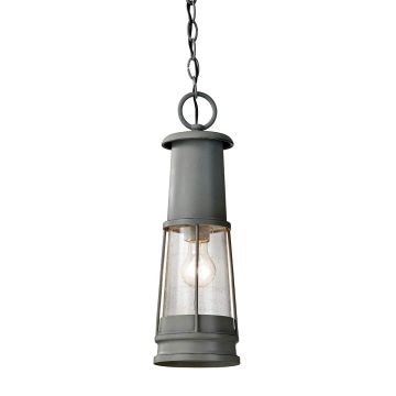 Chelsea Harbor 1 Light Chain Lantern - Storm Cloud