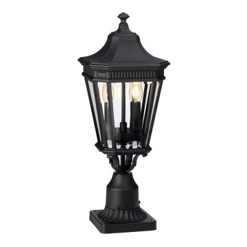 Cotswold Lane 2 Light Medium Pedestal - Black