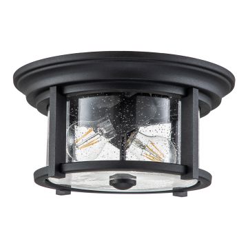 Merrill 2 Light Flush - Black
