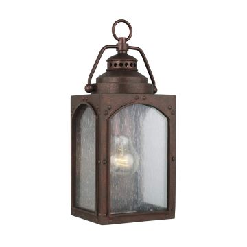 Randhurst 1 Light Small Wall Lantern - Copper Oxide