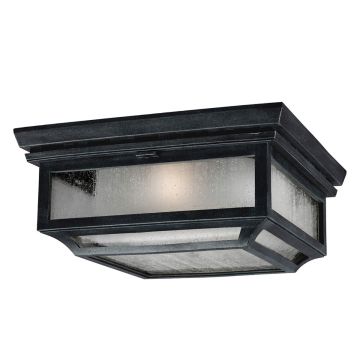 Shepherd 2 Light Flush - Dark Weathered Zinc