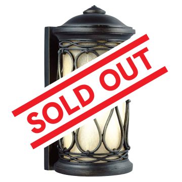 Wellfleet 1 Light Wall Lantern - Aged Bronze