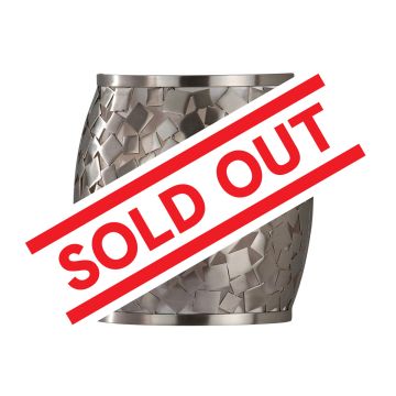 Zara 1 Light Wall Light - Brushed Steel