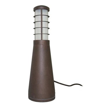 Beta Aluminium 4-Ring Bollard - Aged Iron