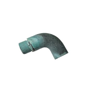 Bronze Verdigris adapter to angle spotlights downwards
