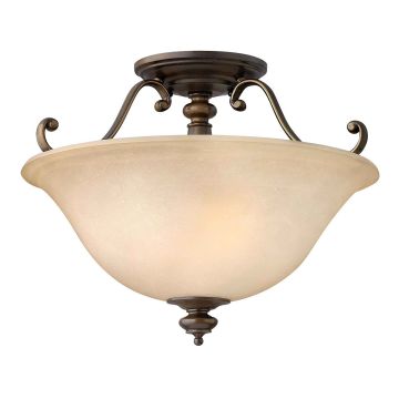 Dunhill 2 Light Semi-Flush - Royal Bronze