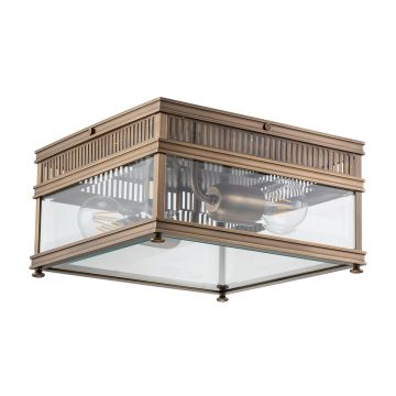 Holborn 2 Light Flush - Dark Bronze