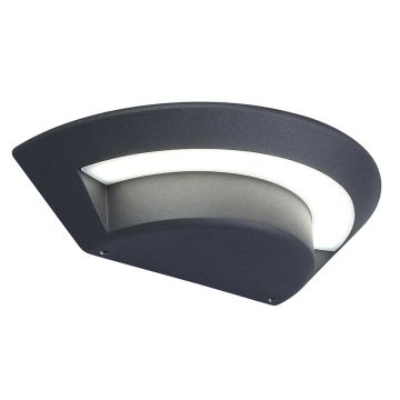 Kasper 1 Light Small Wall Light - Graphite