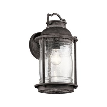 Ashland Bay 1 Light Large Wall Lantern - Weathered Zinc