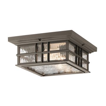 Beacon Square 2 Light Flush - Olde Bronze