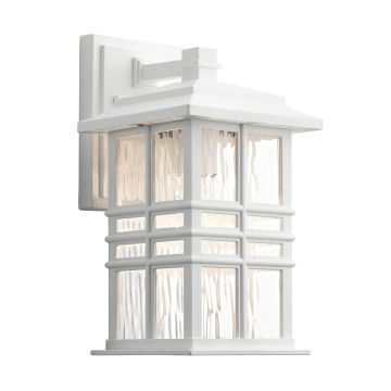 Beacon Square 1 Light Small Wall Lantern - White