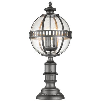 Halleron 3 Light Pedestal Lantern - Londonderry