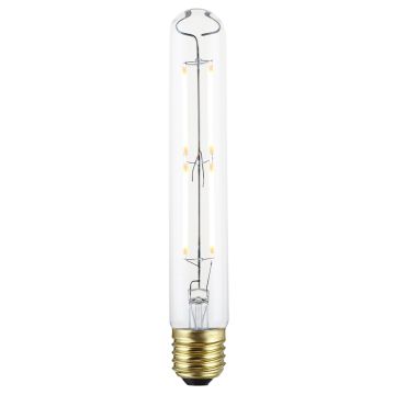 Large Tubular LED E27 Lamp - Clear Glass