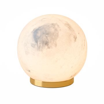 Luna LED Rechargeable Stone Table Lamp