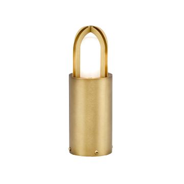 Paignton 1 Light Mini Bollard - Brushed Brass