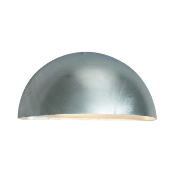 Paris 1 Light Wall Lantern - Galvanised