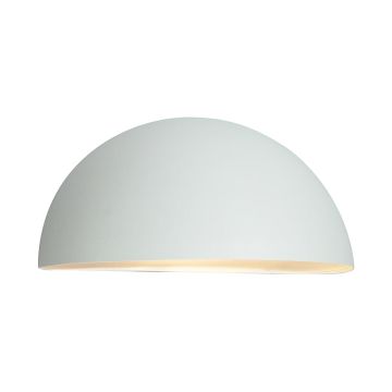 Paris 1 Light Wall Lantern - White