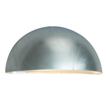 Paris 1 Light Large Wall Lantern - Galvanised