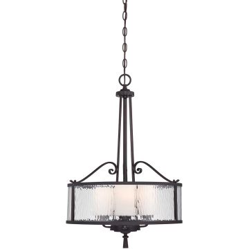 Adonis 3 Light Pendant - Dark Cherry