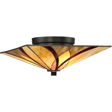 Asheville 2 Light Flush - Valiant Bronze