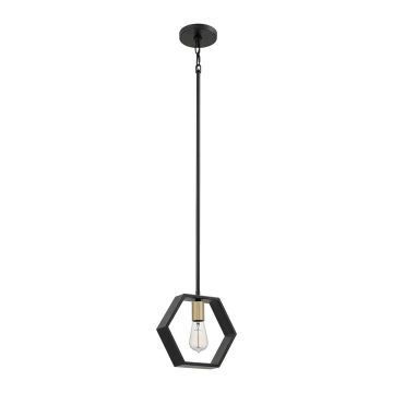 Bismarck 1 Light Mini Pendant - Earth Black