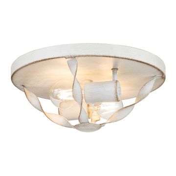 Bradbury 2 Light Flush - Antique White