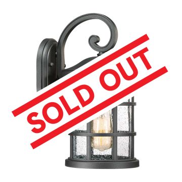Crusade 1 Light Medium Wall Lantern