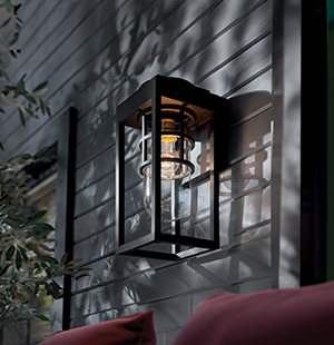 Taper outdoor wall light by Hinkley