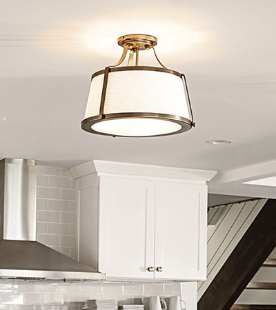 Image of a ceiling Semi-flush light